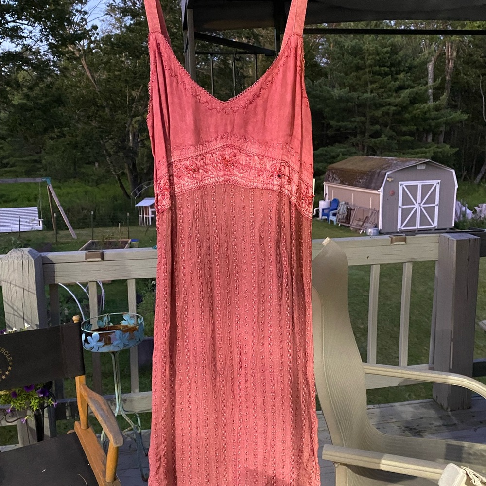 Raya Sun Coral Dress - Picture 4 of 5